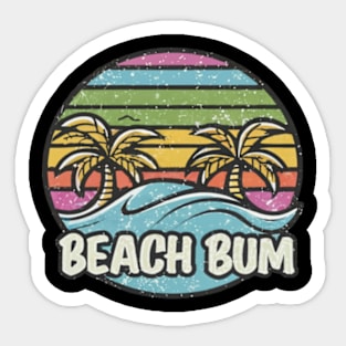 Beach Bum Sticker